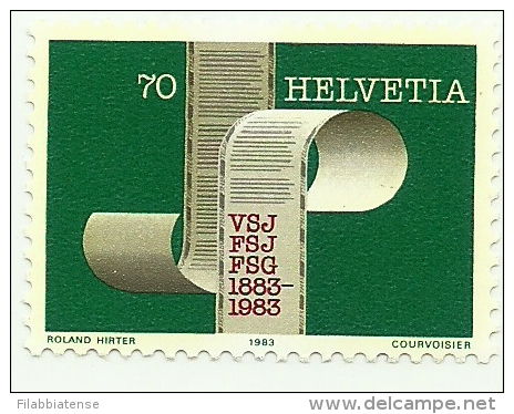 1983 - Svizzera 1176 Federazione Giornalisti C3374, - Ungebraucht