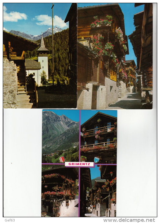 Grimentz - Lot De 14 Cartes Postale ° Grimentz - Lot Von 14 Postkarten - 5 - 99 Cartes