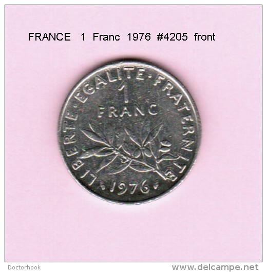 FRANCE   1  FRANC  1976  (KM # 925.1) - Other & Unclassified