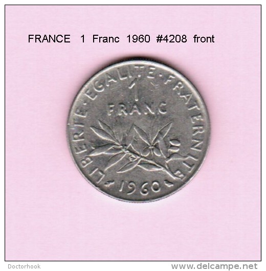 FRANCE   1  FRANC  1960  (KM # 925.1) - Other & Unclassified