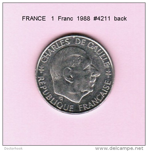 FRANCE   1  FRANC  1988  (KM # 963) - Other & Unclassified