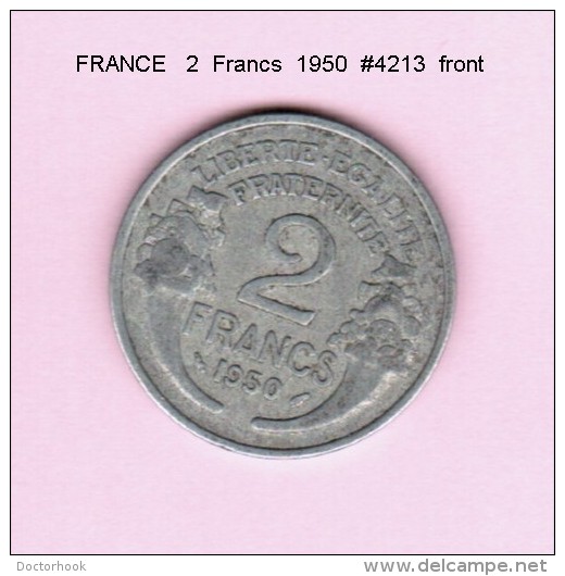 FRANCE   2  FRANCS  1950  (KM # 886a.1) - Other & Unclassified