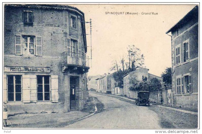 SPINCOURT - Grand' Rue  - Postes Et Télégraphes  (69458) - Spincourt