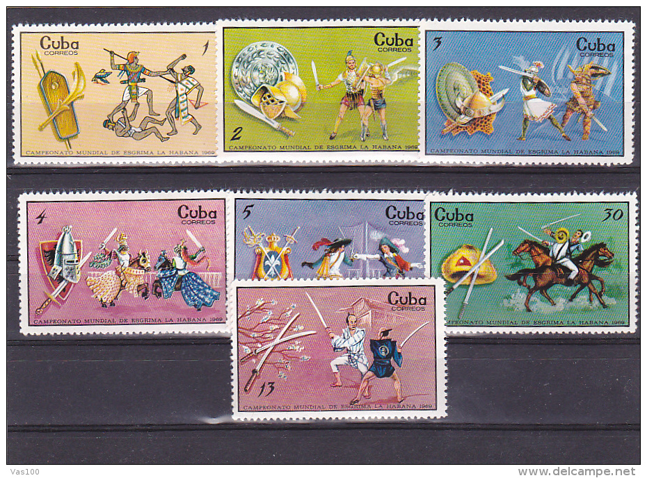 WORLD CHAMPIONSHIP OF SCRIME, MNH, 1969, CUBA - Nuevos