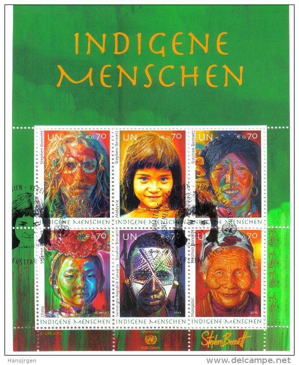 BOX461  UNO WIEN 2012 MICHL  BLOCK AUSGABE  Used / Gestempelt - Oblitérés