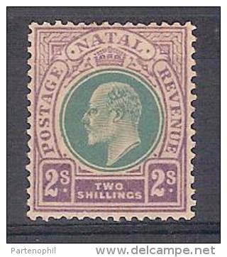 1904 NATAL EDUARDO VII YVERT N. 83 CAT. € 80,00 - Natal (1857-1909)