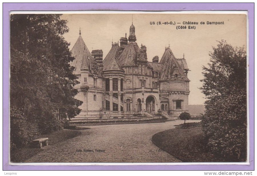 95 - US -- Le Chateau De Dampont - Côté EST - Autres & Non Classés
