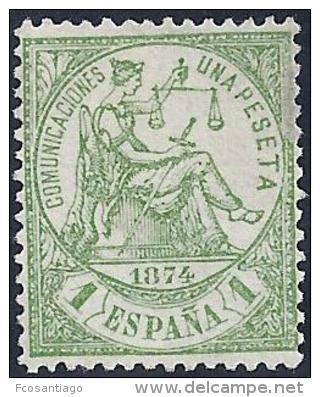 ESPAÑA 1874 - Edifil #150 Sin Goma (*) - Unused Stamps