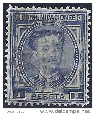 ESPAÑA 1876 - Edifil #180 - VFU - Oblitérés