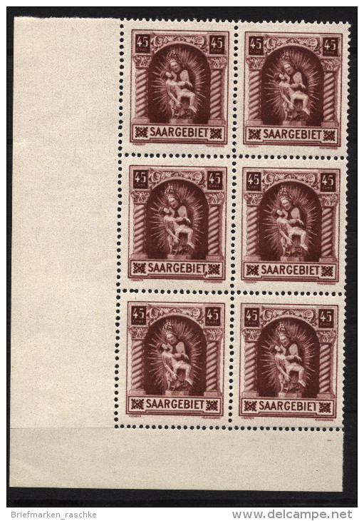 Saar,102 II+V,xx - Unused Stamps