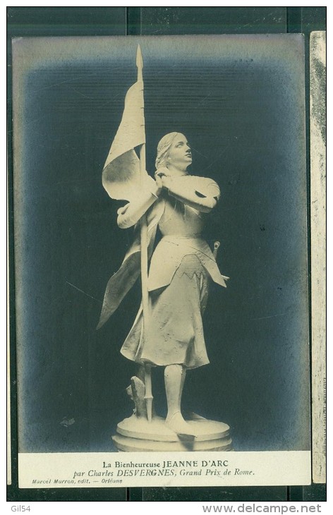 La Bienheureuse Jeanne D'Arc Par Charles Desveignes, Grand Prix De Rome   - LFR 156 - Sculptures