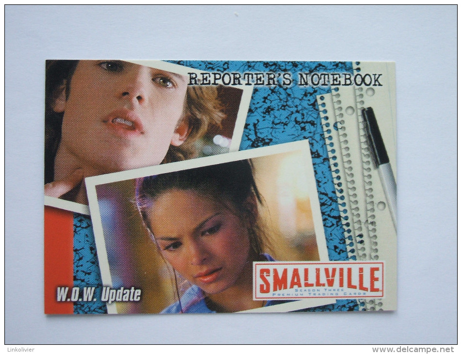 Carte SMALLVILLE  N° 39 (saison 3) - Reporter´s Notebook - Inkworks Trading Cards - Autres & Non Classés