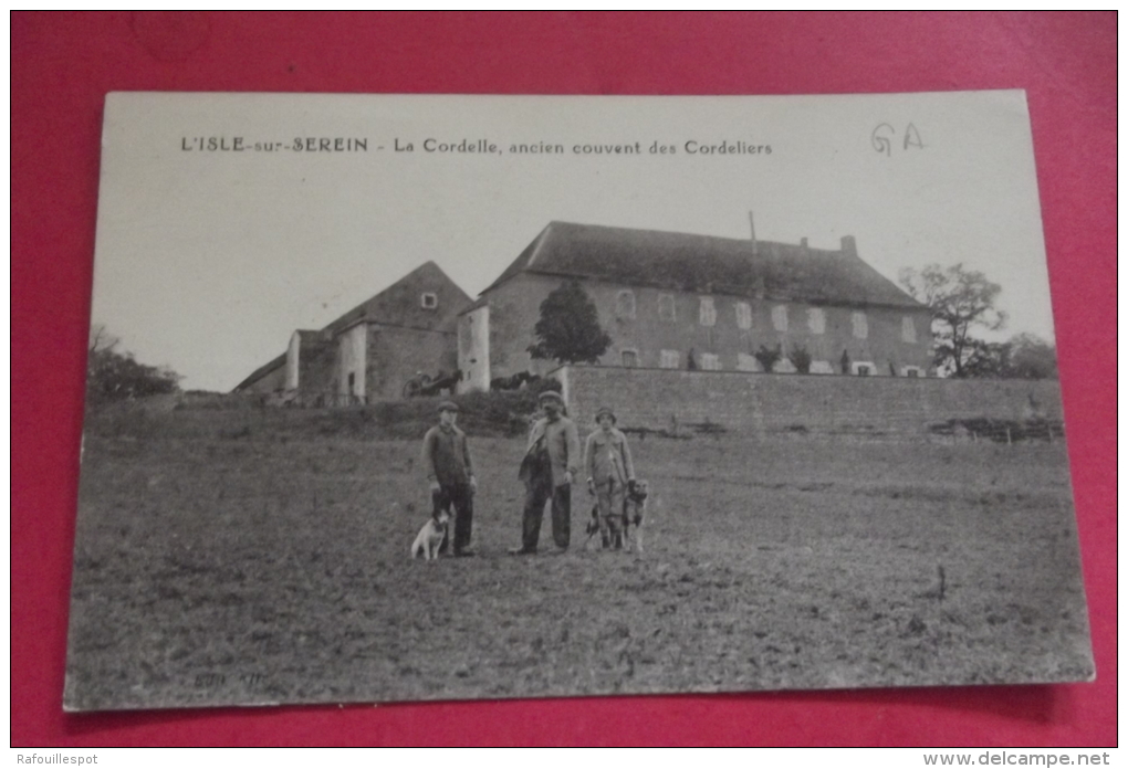 Cp L'isle Sur Serein La Cordelle Ancien Couvent Des Cordeliers - L'Isle Sur Serein