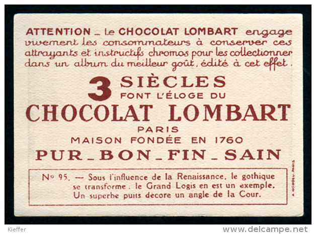 Chocolat LOMBART  N° 95 Loire Atlantique Château De Nantes - Lombart