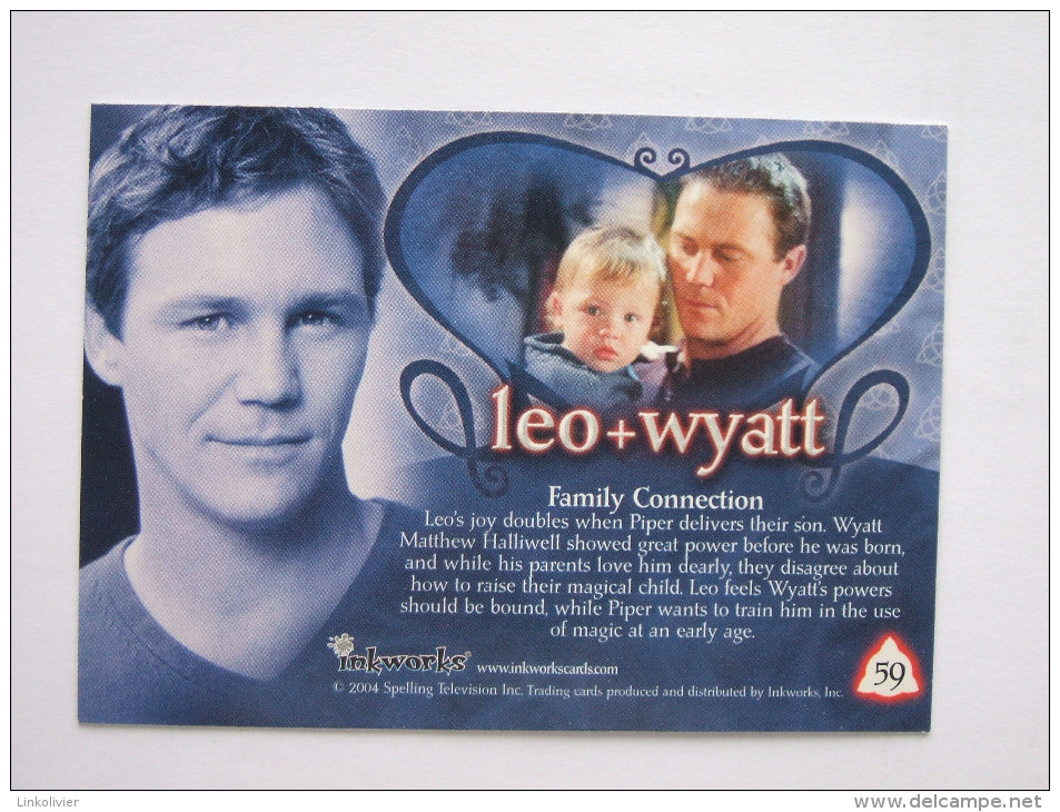 Carte CHARMED N° 59 - Leo Et Wyatt - Inkworks Trading Cards - Charmed