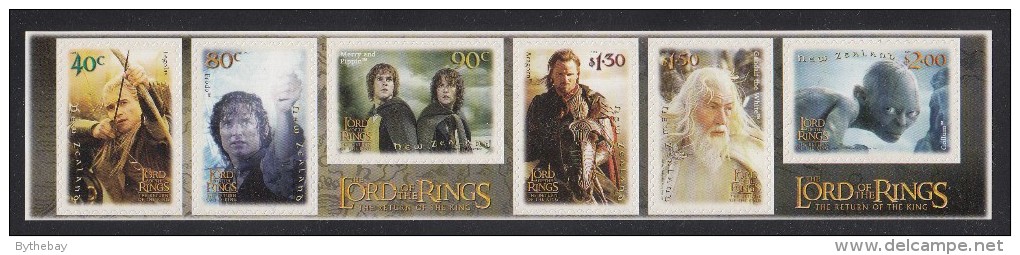 New Zealand MNH Scott #1908a Pane Of 6 Lord Of The Rings The Return Of The King - Unused Stamps