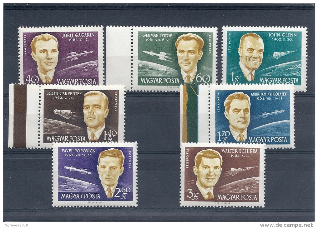 140013931  HUNGRIA  YVERT   AEREO  Nº  243/9  **/MNH - Unused Stamps