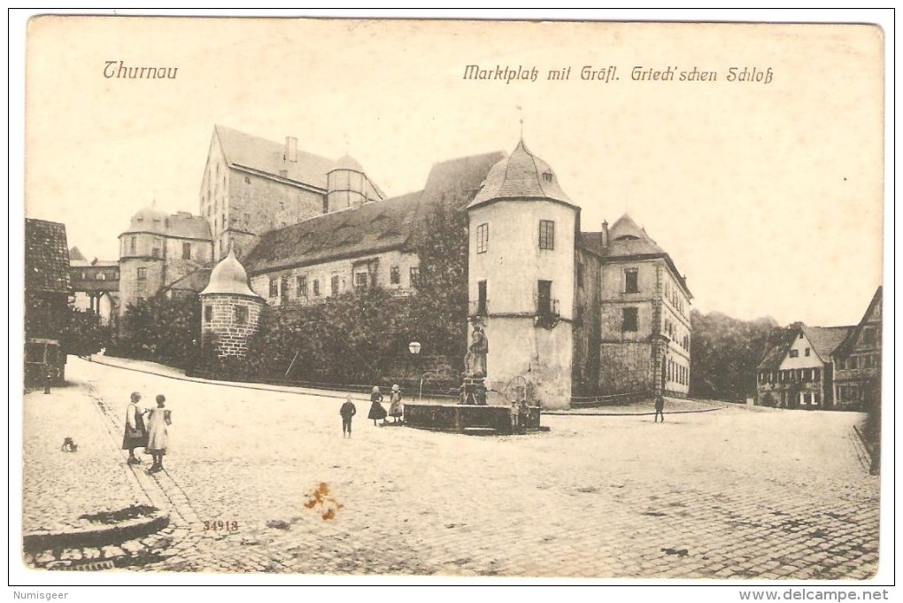 THURNAU   ---    Marktplatz Mit Gräfl. Griechschen Schloss - Kulmbach