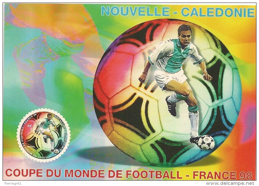 CPA-1998-NOUVELLE-CALEDON IE-COUPE MONDE FOOT 98-PREAFFRANCHIE--TBE - New Caledonia