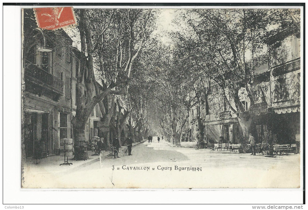 84 CAVAILLON COURS BOURNISSAC - Cavaillon