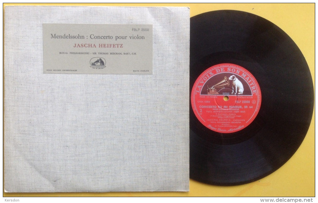 Disque Vinyle 33 1/2 Tours - Tchaikovsky - Concerto Pour Piano - Aldo Ciccolini - La Voix De Son Maitre - Rare - Special Formats