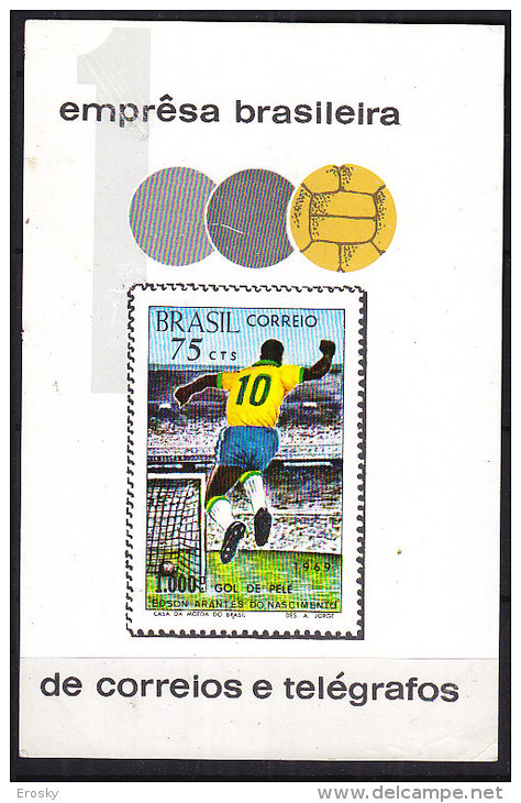 B0950 - BRAZIL BF Yv N°24 ** PELè - Blocs-feuillets