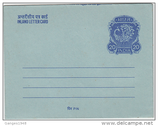 India 1970´s  Indian Bank Inland Letter Card  # # # 83132  Inde Indien - Inland Letter Cards