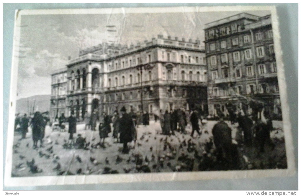 TRIESTE – PIAZZA UNITA’ – PALAZZO DEL GOVERNO – VIAGGIATA 1936 – (1339) - Trieste