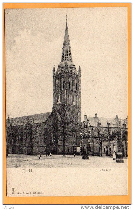 Lochem Markt 1900 Postcard - Lochem