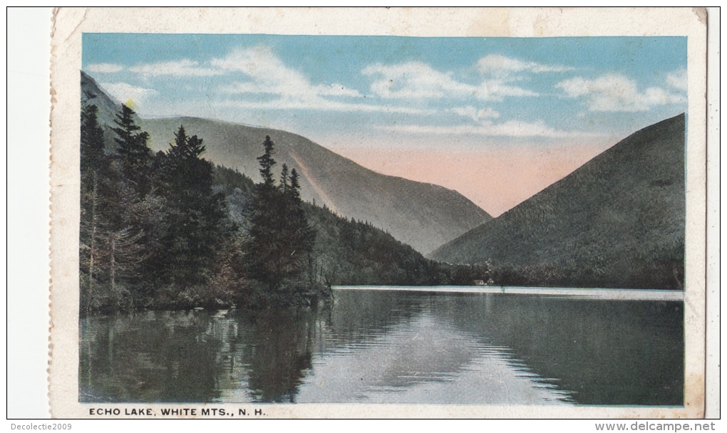 BF18329 Echo Lake White MTS N H USA Front/back Image - White Mountains