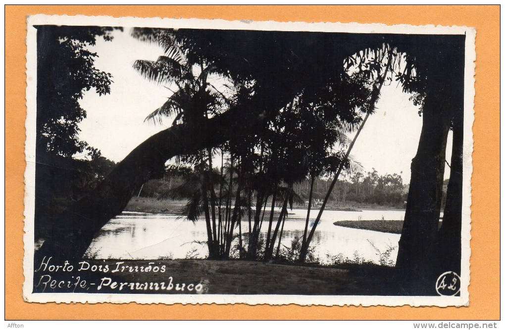 Recife Pernambuco 1943 Real Photo Postcard - Recife