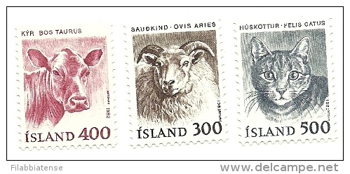 1982 - Islanda 533/35 Ordinaria     ------- - Unused Stamps