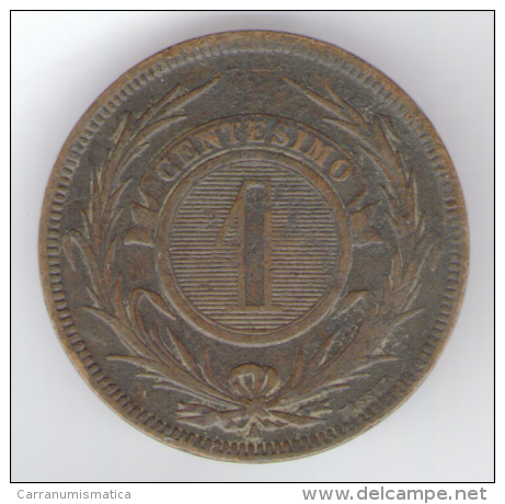 URUGUAY 1 CENTESIMO 1869 - Uruguay