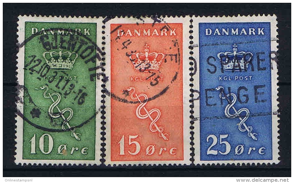 Denmark: 1929 Mi Nr 177 - 179  Used - Oblitérés