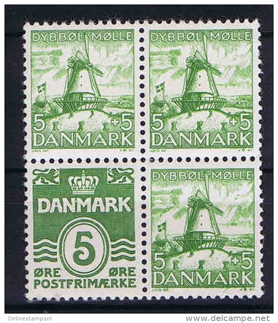 Denmark: 1937 Mi Nr 234   MNH/** From Booklets - Nuovi