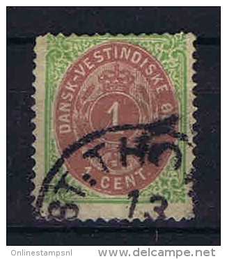 Danish West Indies, 1873 Mi Nr 5 I  Used - Dänische Antillen (Westindien)