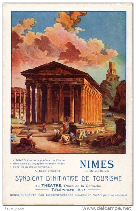 Nimes, Syndicat D’Initiative De Tourisme - Advertising