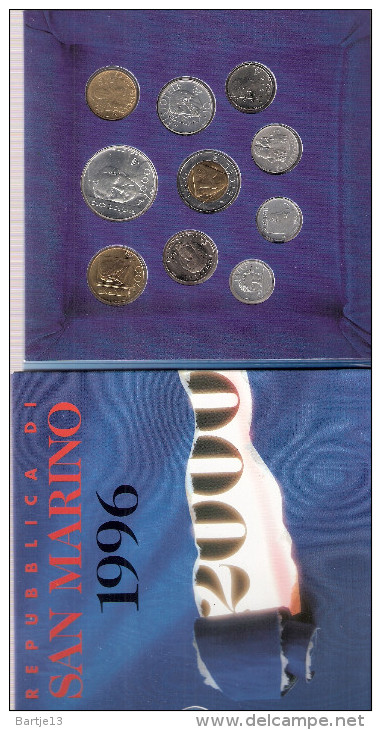 SAN MARINO ORIGINAL BU SET 1996 - Saint-Marin