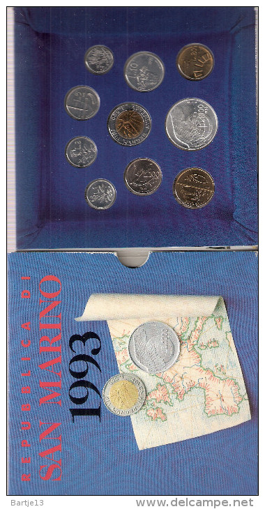 SAN MARINO ORIGINAL BU SET 1993 - Saint-Marin