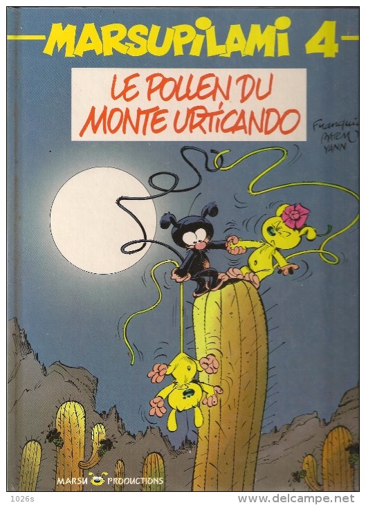 BD MARSUPILAMI "LE POLLEN DU MONTE URTICANDO"  N° 4 - EO - Marsupilami