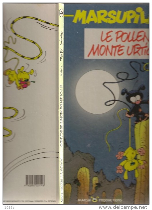 BD MARSUPILAMI "LE POLLEN DU MONTE URTICANDO"  N° 4 - EO - Marsupilami