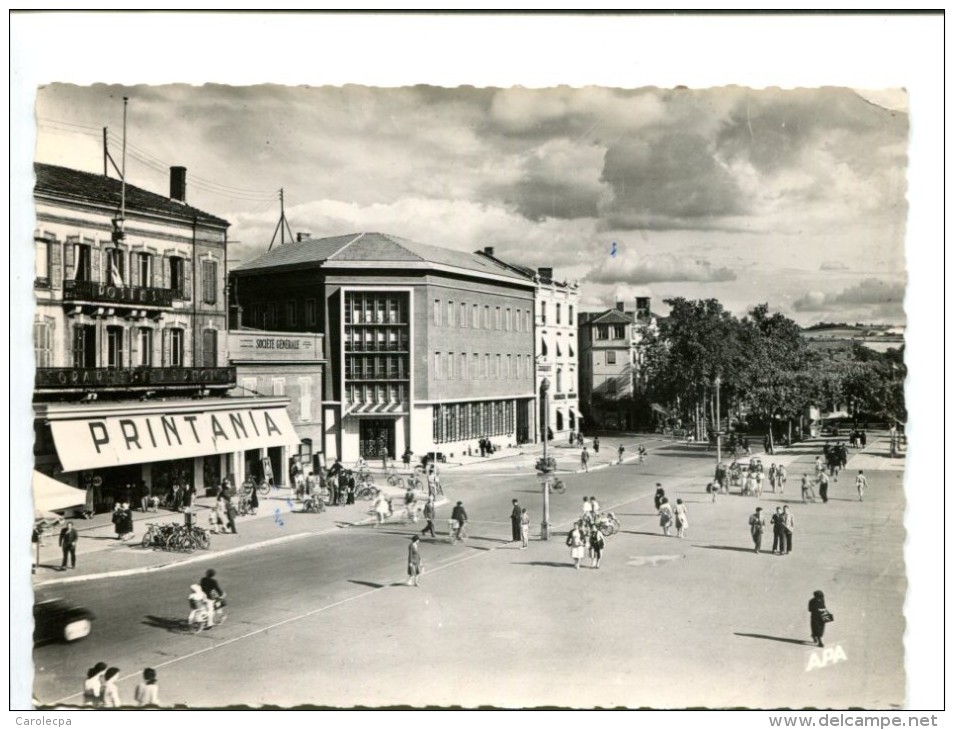 CP - ALBI (81) LA NOUVELLE POSTE ET LES PROMENADES - Albi