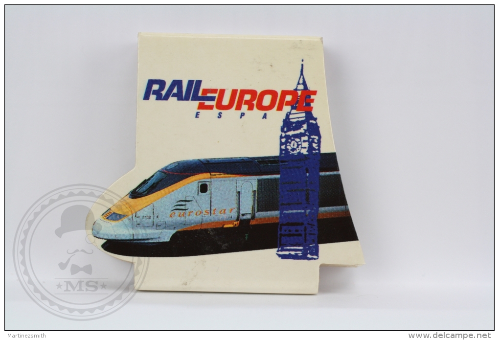 Advertising Matchbox/ Matches - Eurostar Train - Rail Europe - Unused - Luciferdozen