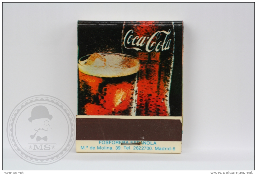 Advertising Matchbox/ Matches - Coca Cola Spanish Advertising - Unused - Cajas De Cerillas (fósforos)