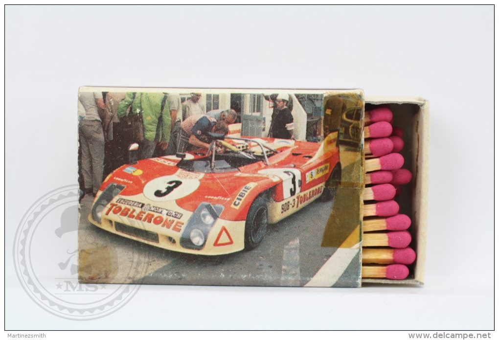 Advertising Matchbox/ Matches - Racing Car Series: Porsche 908/ 03 - Cajas De Cerillas (fósforos)