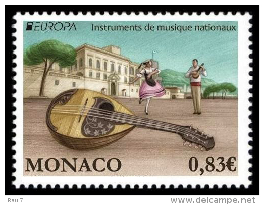 MONACO 2014 - Europa 2014, Instruments De Musique - 1val Neufs // Mnh - 2014