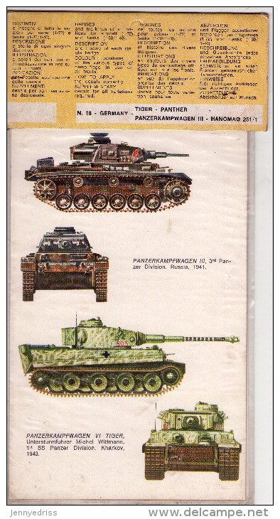 INSEGNE  PER  AEREI  E  CARRI  ARMATI ,  Tanks  Germany  , Badges And Markings - Carri Armati