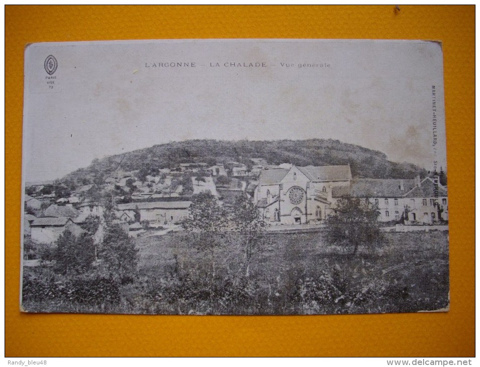 CPA LARGONNE - LACHALADE - 55 - Vue Générale  - Meuse - Autres & Non Classés