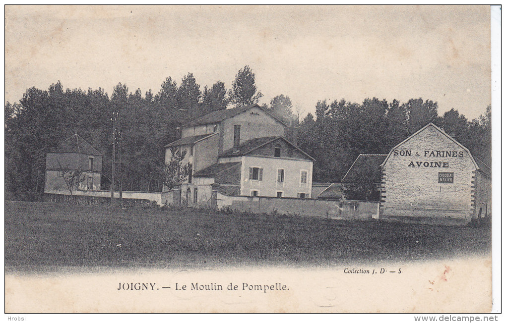 JOIGNY,  Le Moulin De Pompelle, Non Circulée - Cheroy