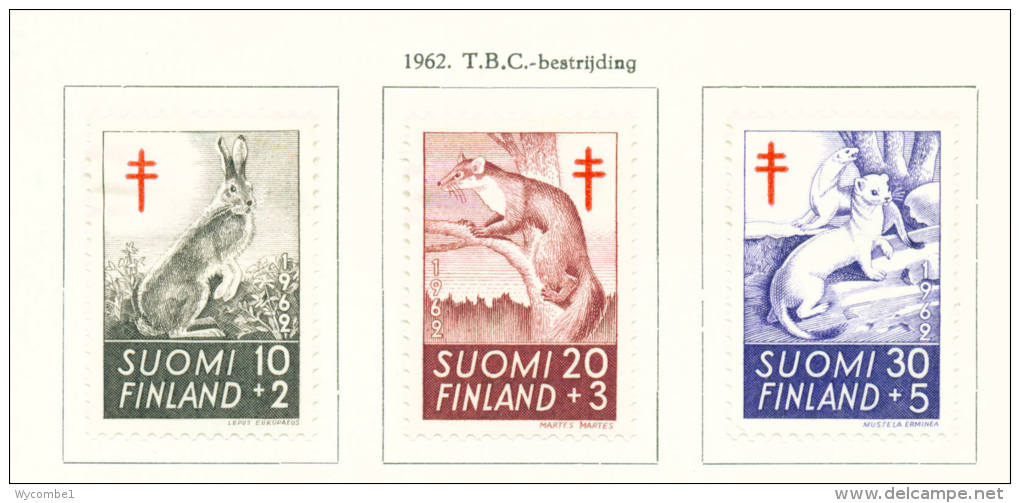 FINLAND  -  1962  TB Relief Fund  Mounted Mint - Nuovi